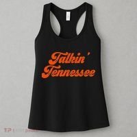 Talkin Tennessee Talking Tennessee Tn Orange Outfits Women's Tank Top thumb 3
