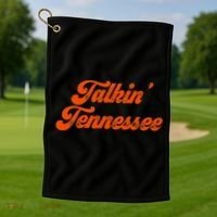 Talkin Tennessee Talking Tennessee Tn Orange Outfits Golf Towel thumb 1