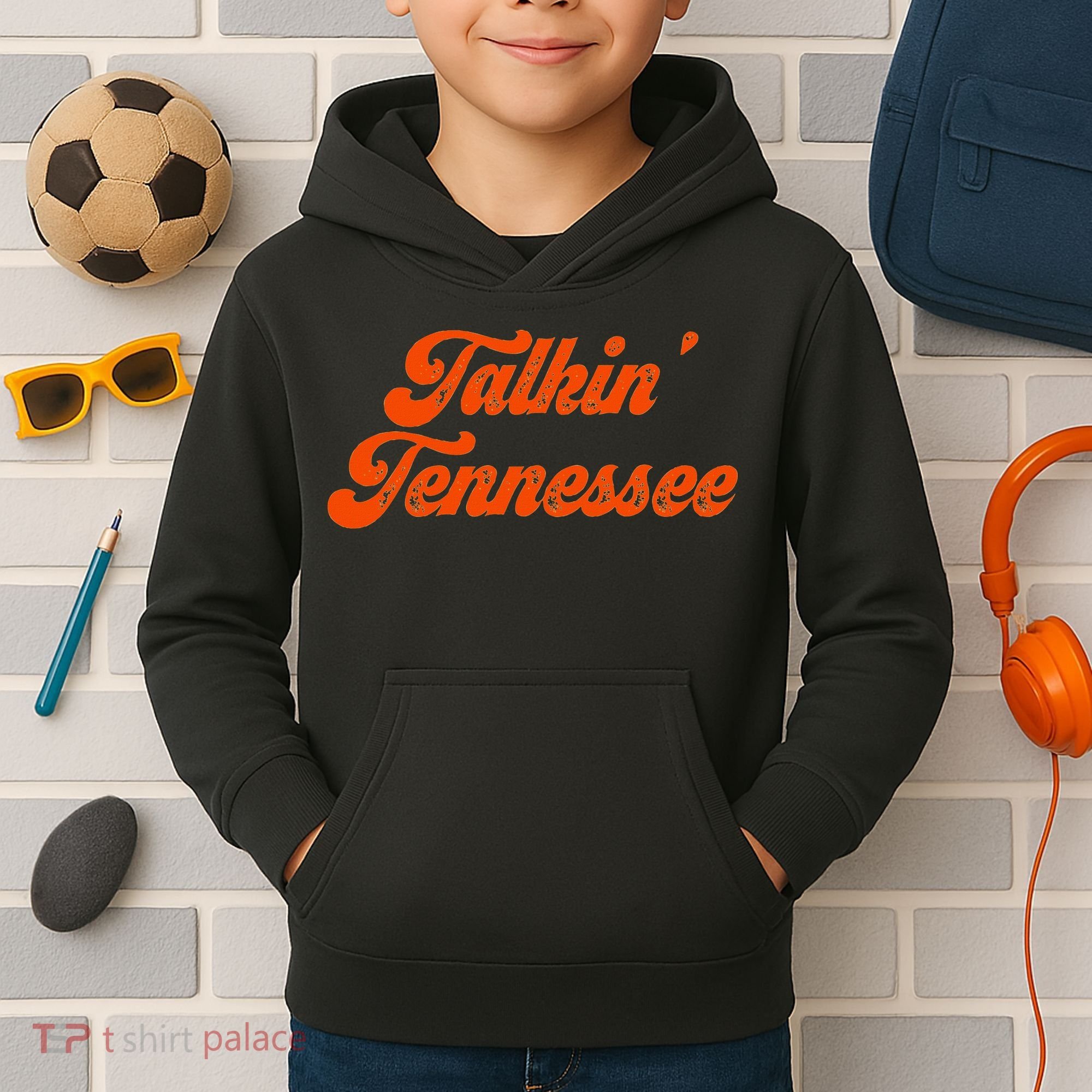 Talkin Tennessee Talking Tennessee Tn Orange Outfits Kids Hoodie