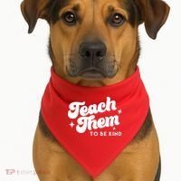 Team Them To Be Kind USA-Made Doggie Bandana thumb 1