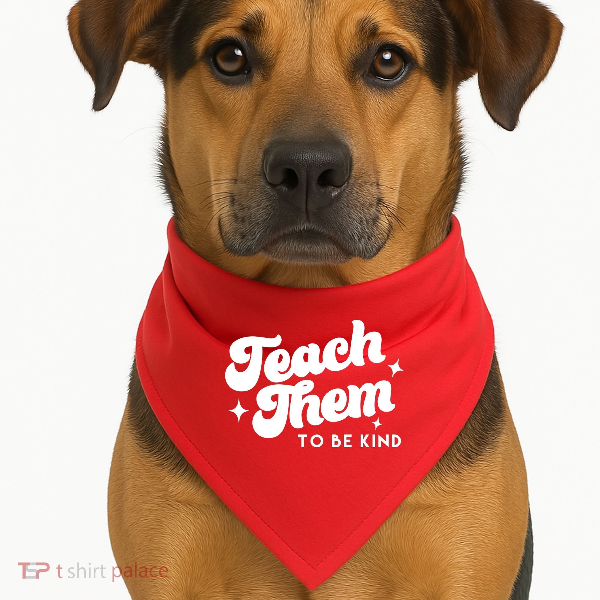 Team Them To Be Kind USA-Made Doggie Bandana