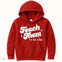 Team Them To Be Kind Kids Hoodie thumb 0