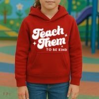 Team Them To Be Kind Kids Hoodie thumb 3
