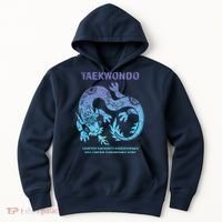 Taekwondo TKD Tae Kwon Do Dragon Art Martial Arts Graphic Hoodie thumb 0