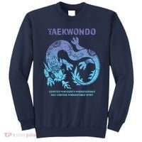 Taekwondo TKD Tae Kwon Do Dragon Art Martial Arts Graphic Sweatshirt thumb 0