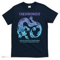 Taekwondo TKD Tae Kwon Do Dragon Art Martial Arts Graphic T-Shirt thumb 0