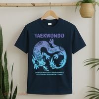 Taekwondo TKD Tae Kwon Do Dragon Art Martial Arts Graphic T-Shirt thumb 2