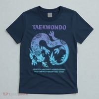 Taekwondo TKD Tae Kwon Do Dragon Art Martial Arts Graphic T-Shirt thumb 5