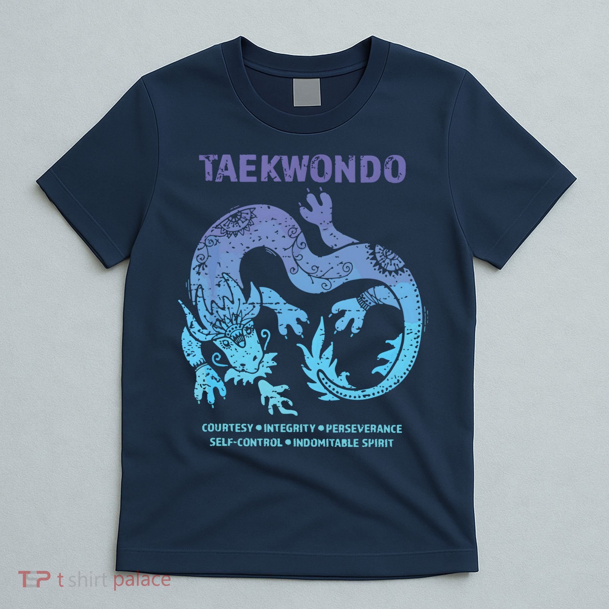 Taekwondo TKD Tae Kwon Do Dragon Art Martial Arts Graphic T-Shirt