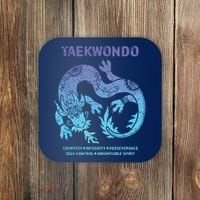 Taekwondo TKD Tae Kwon Do Dragon Art Martial Arts Graphic Coaster thumb 0