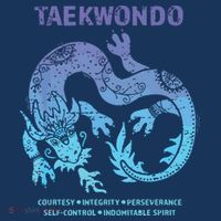 Taekwondo TKD Tae Kwon Do Dragon Art Martial Arts Graphic Women's Hoodie thumb 2