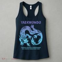 Taekwondo TKD Tae Kwon Do Dragon Art Martial Arts Graphic Women's Tank Top thumb 3