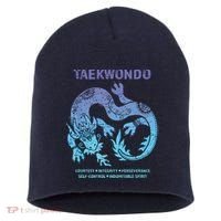 Taekwondo TKD Tae Kwon Do Dragon Art Martial Arts Graphic Short Acrylic Beanie thumb 0