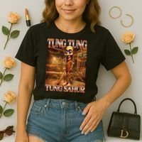 Tung Tung Tung Sahur Funny Brainrot Meme Italian Comfort Colors Boxy T-Shirt thumb 2