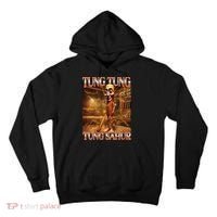 Tung Tung Tung Sahur Funny Brainrot Meme Italian Tall Hoodie thumb 0