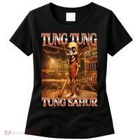 Tung Tung Tung Sahur Funny Brainrot Meme Italian Women's T-Shirt thumb 0
