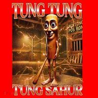 Tung Tung Tung Sahur Funny Brainrot Meme Italian Santa Hat thumb 1