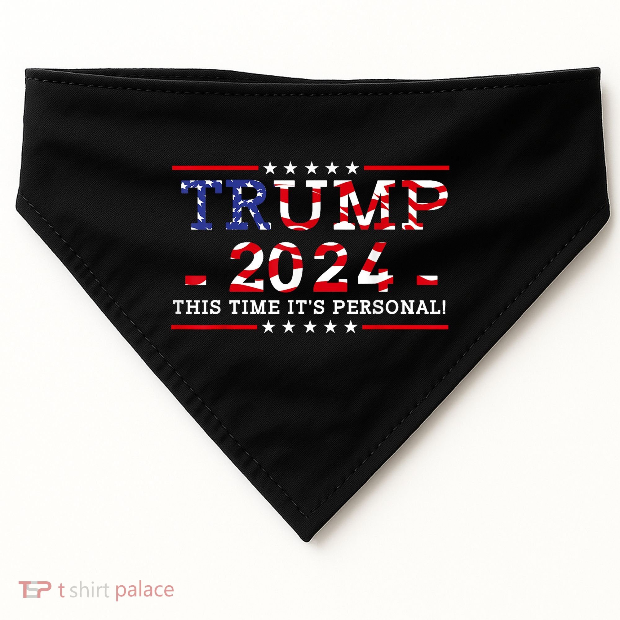 This Time Trump 2024 USA-Made Doggie Bandana