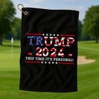 This Time Trump 2024 Golf Towel thumb 1