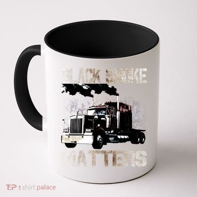 Trucker Tractor Trailer 18 Wheeler Design Gift Coffee Mug