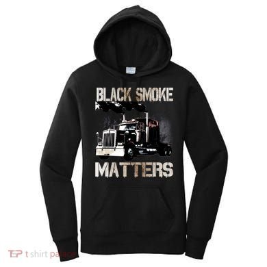 Trucker Tractor Trailer 18 Wheeler Design Gift Women's Hoodie
