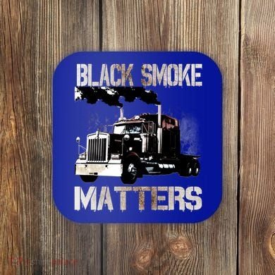 Trucker Tractor Trailer 18 Wheeler Design Gift Coaster