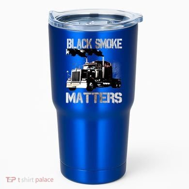 Trucker Tractor Trailer 18 Wheeler Design Gift Tumbler