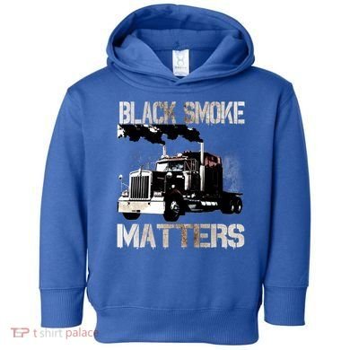Trucker Tractor Trailer 18 Wheeler Design Gift Toddler Hoodie