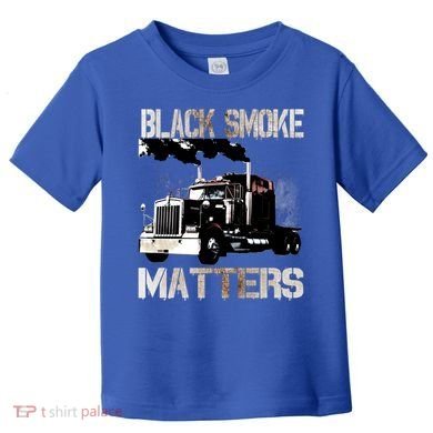 Trucker Tractor Trailer 18 Wheeler Design Gift Toddler T-Shirt