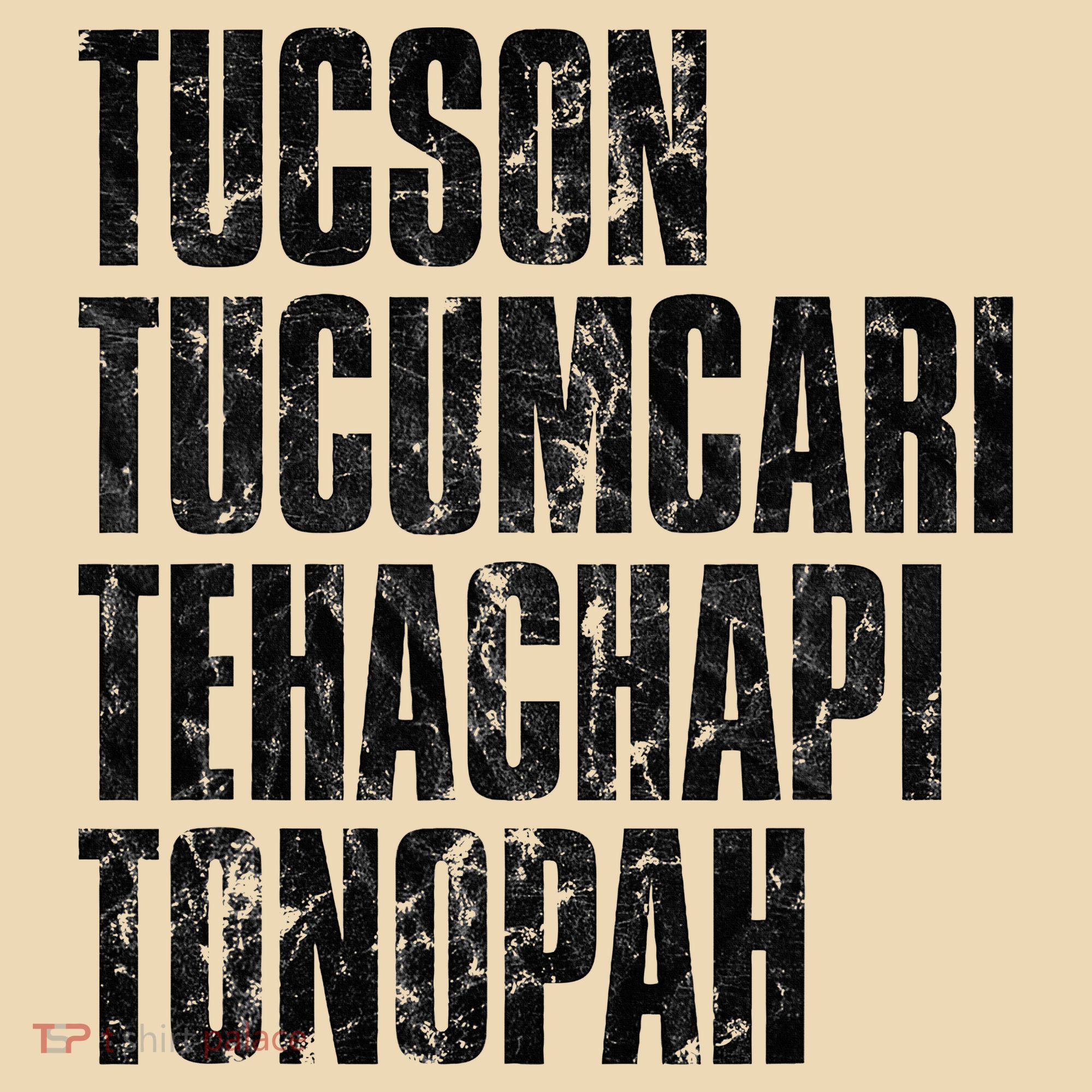 Tucson Tucumcari Tehachapi Tonapah Tourist Tote Bag