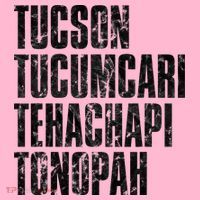Tucson Tucumcari Tehachapi Tonapah Tourist Coaster thumb 2