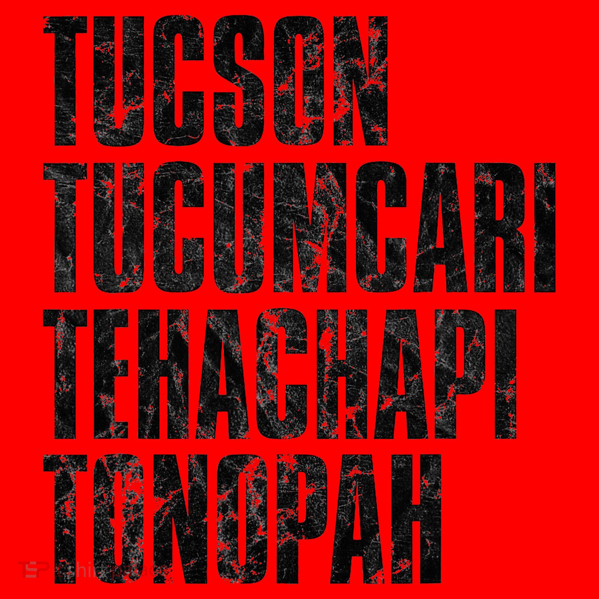 Tucson Tucumcari Tehachapi Tonapah Tourist Santa Hat