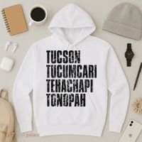 Tucson Tucumcari Tehachapi Tonapah Tourist Hoodie thumb 3