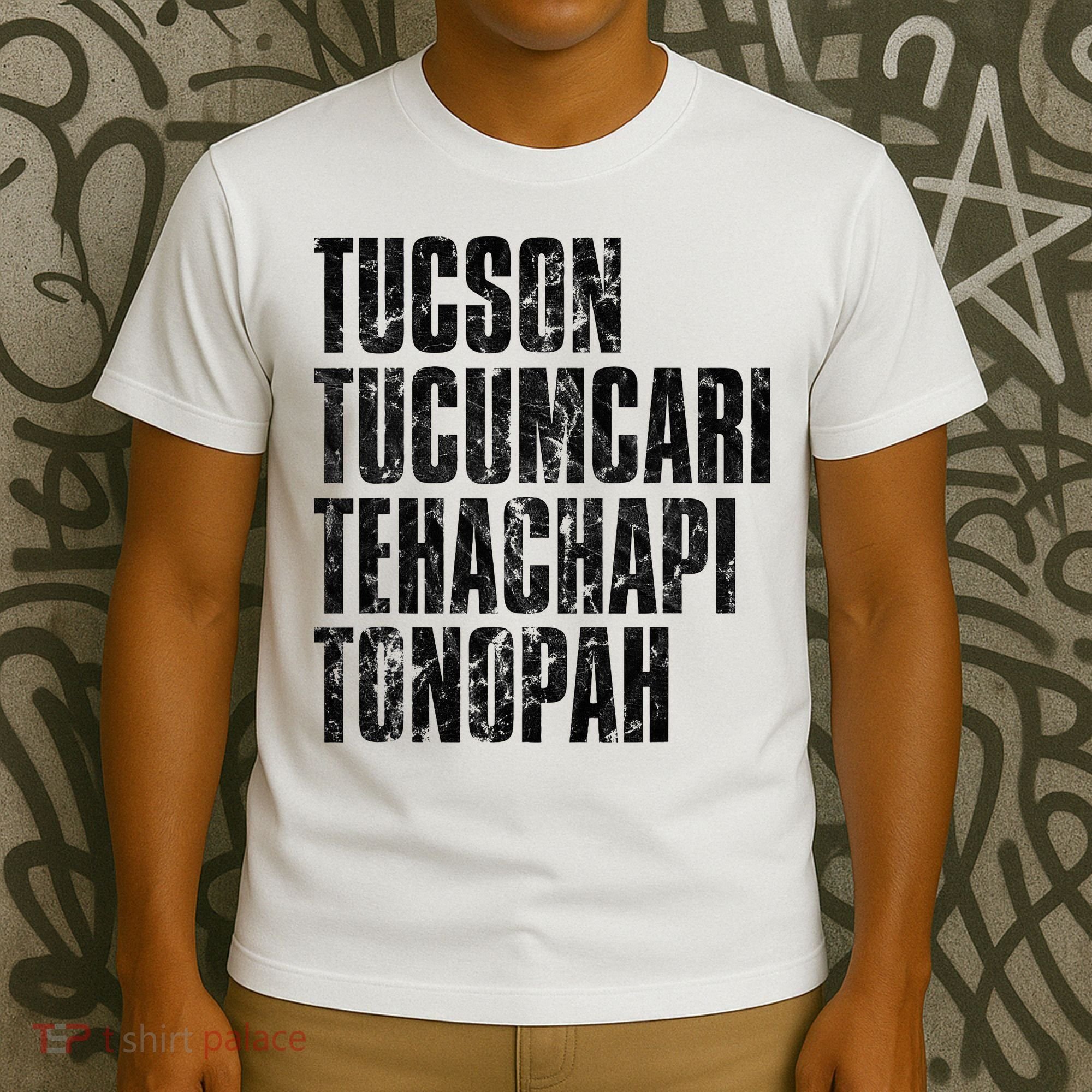 Tucson Tucumcari Tehachapi Tonapah Tourist T-Shirt