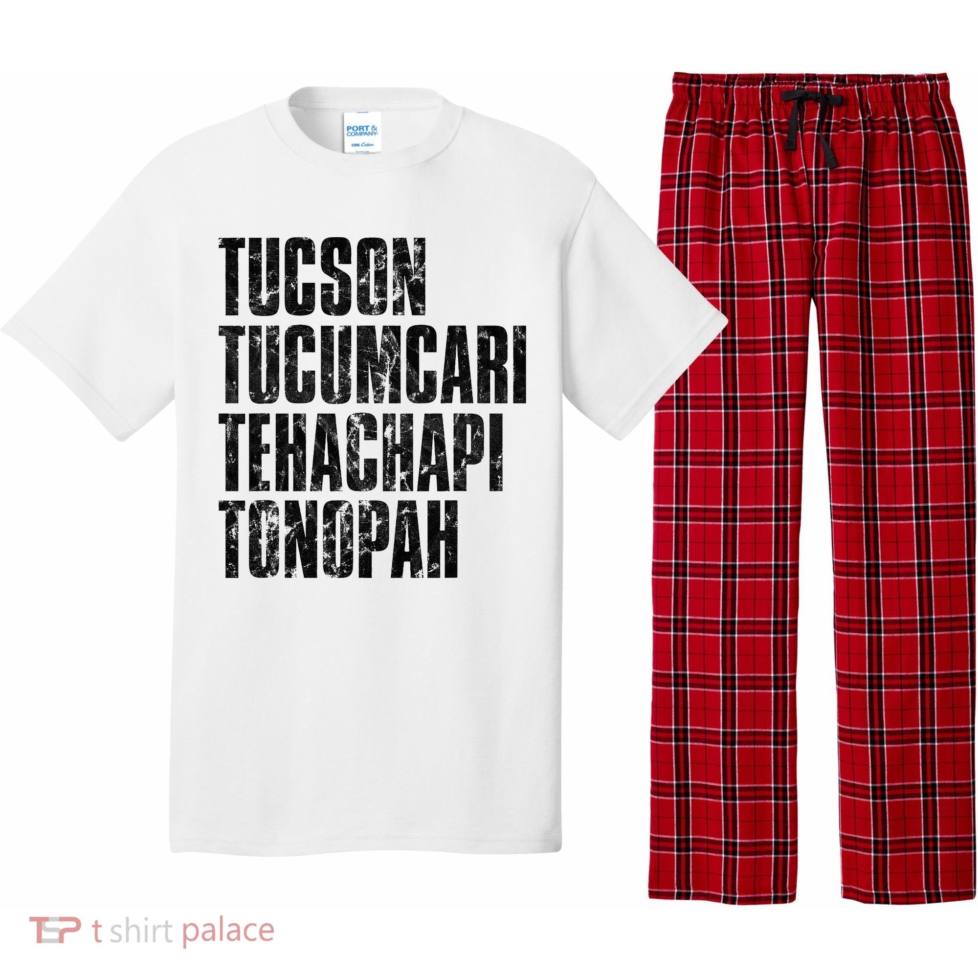 Tucson Tucumcari Tehachapi Tonapah Tourist Pajama Set