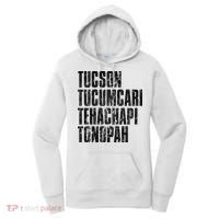 Tucson Tucumcari Tehachapi Tonapah Tourist Women's Hoodie thumb 0