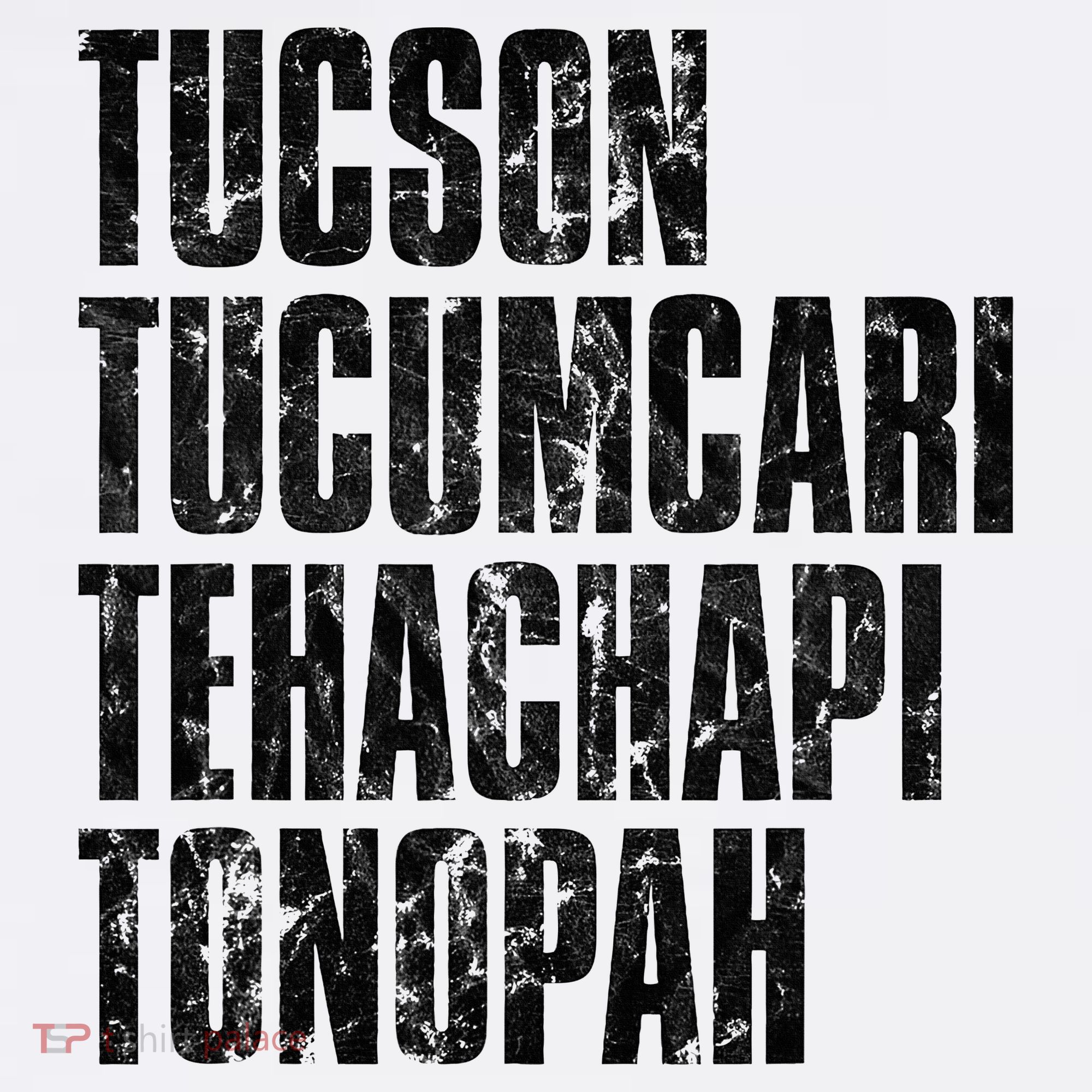 Tucson Tucumcari Tehachapi Tonapah Tourist Mousepad