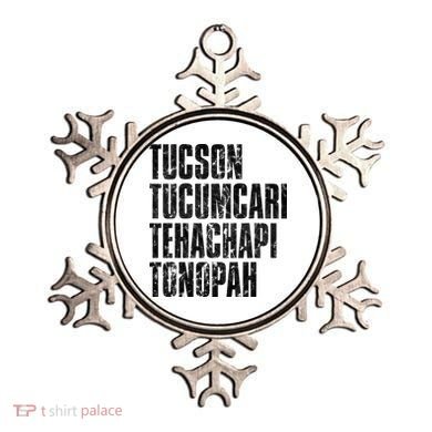 Tucson Tucumcari Tehachapi Tonapah Tourist Ornament