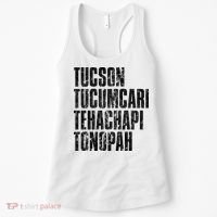Tucson Tucumcari Tehachapi Tonapah Tourist Women's Tank Top thumb 0