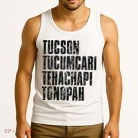 Tucson Tucumcari Tehachapi Tonapah Tourist Tank Top thumb 3