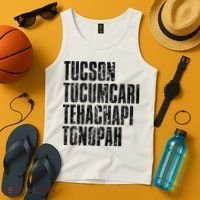 Tucson Tucumcari Tehachapi Tonapah Tourist Tank Top thumb 4