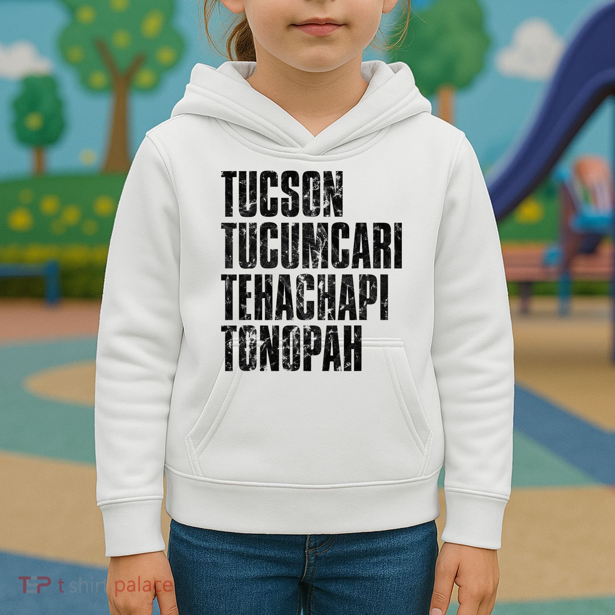 Tucson Tucumcari Tehachapi Tonapah Tourist Kids Hoodie