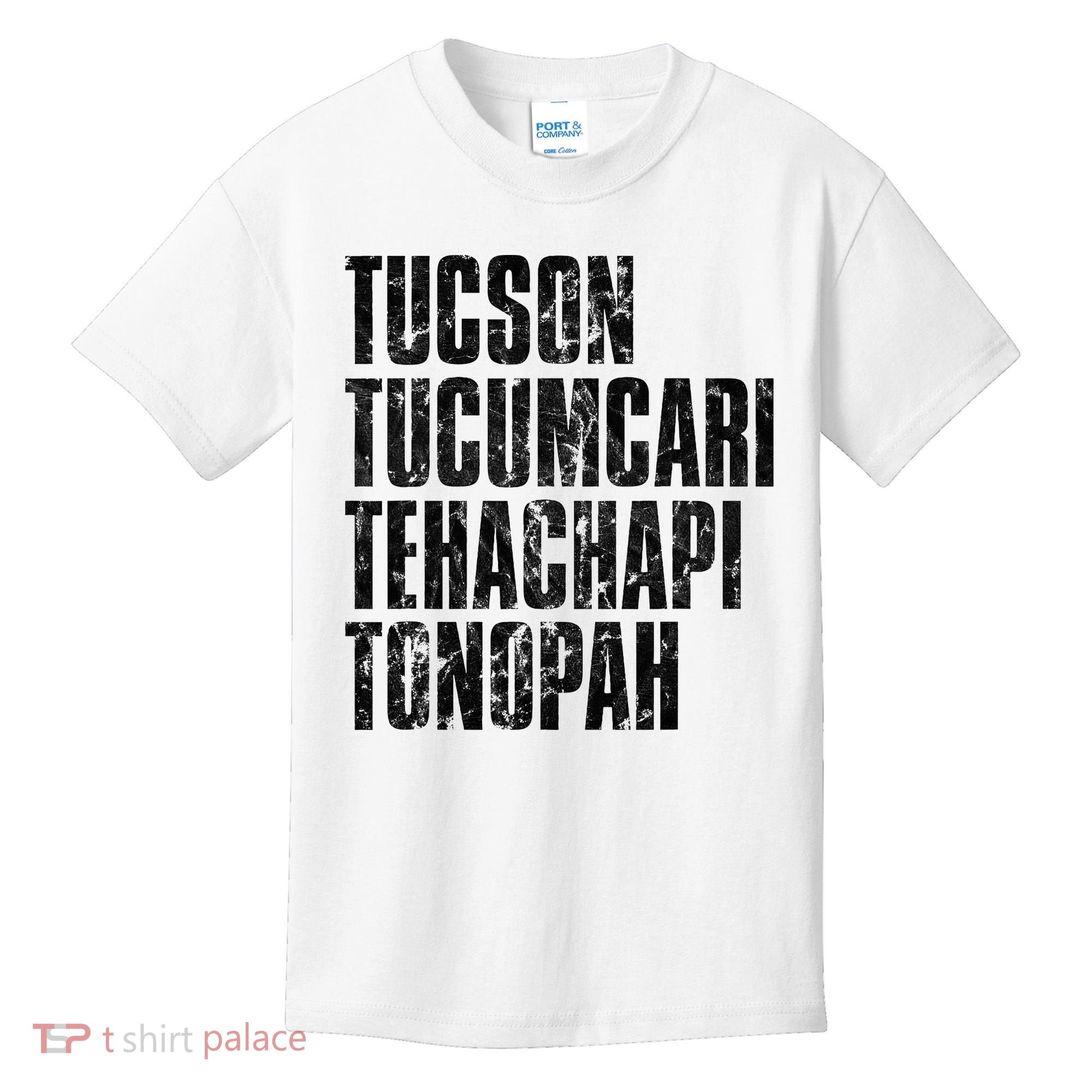 Tucson Tucumcari Tehachapi Tonapah Tourist Kids T-Shirt