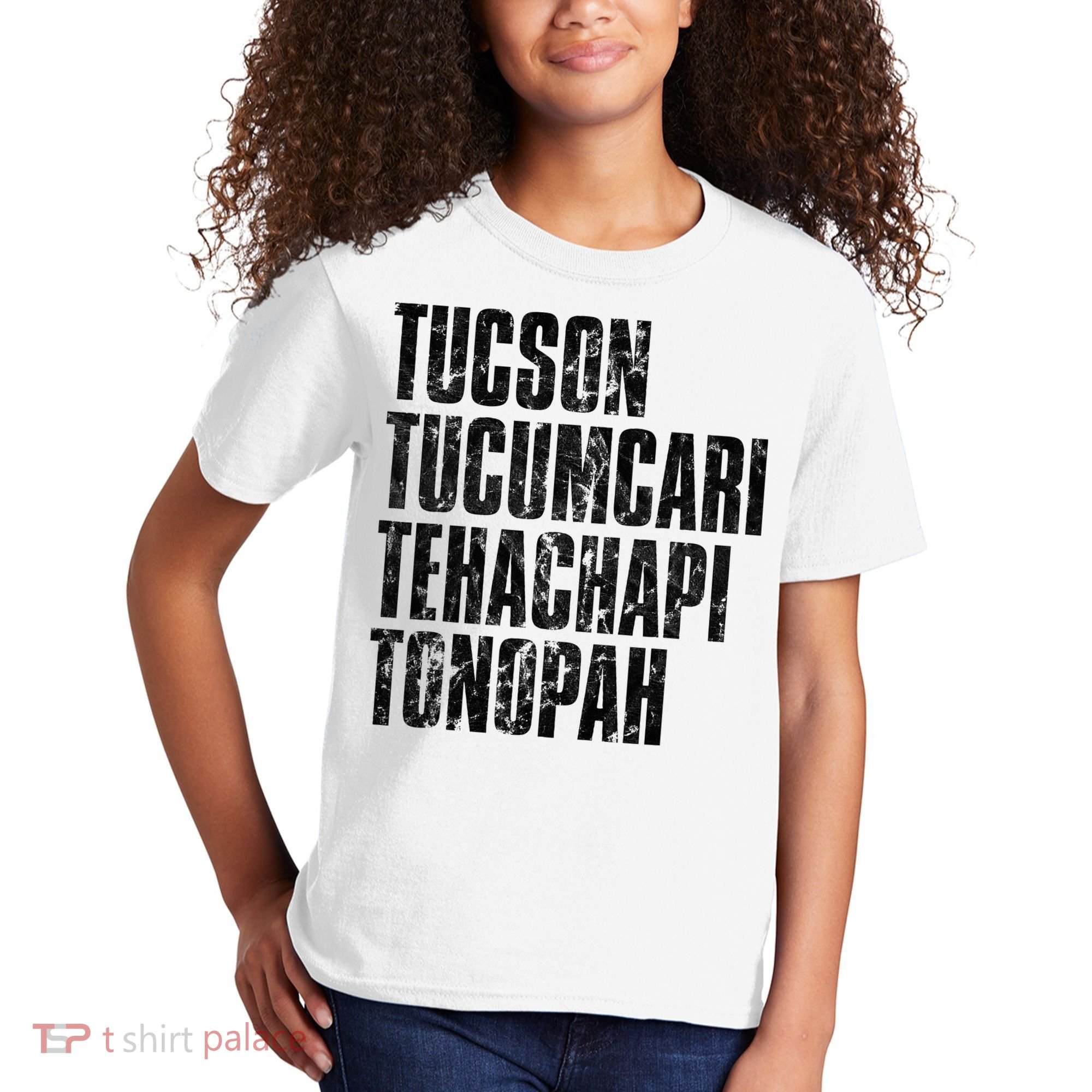 Tucson Tucumcari Tehachapi Tonapah Tourist Kids T-Shirt