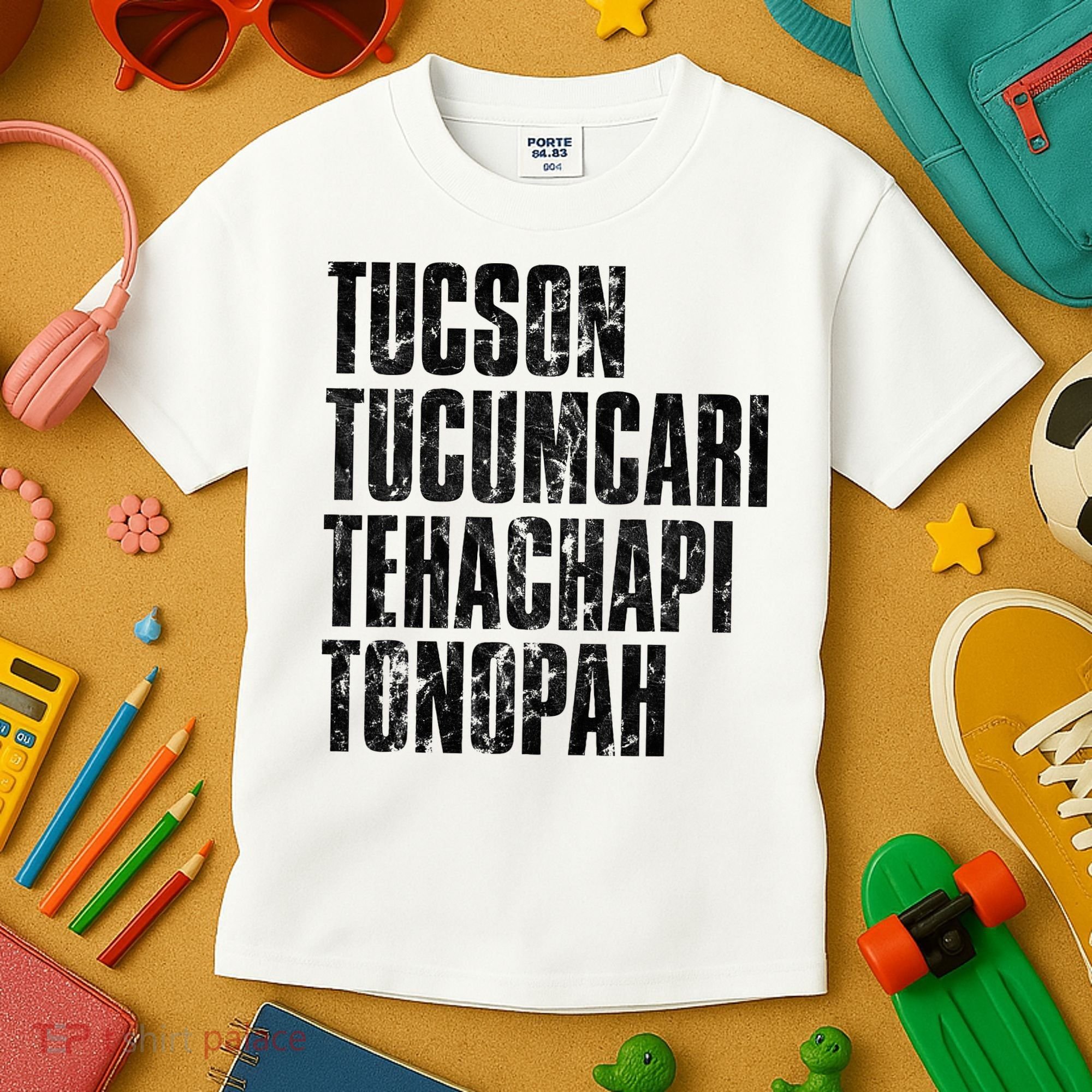 Tucson Tucumcari Tehachapi Tonapah Tourist Kids T-Shirt