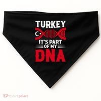 TüRkiye Turkey Turkiye Turkish Flag Funny Gift USA-Made Doggie Bandana thumb 0
