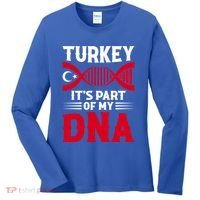TüRkiye Turkey Turkiye Turkish Flag Funny Gift Women's Long Sleeve Shirt thumb 0