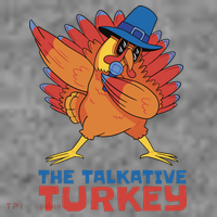 The Talkative Turkey Funny Thanksgiving Toddler Hoodie thumb 2