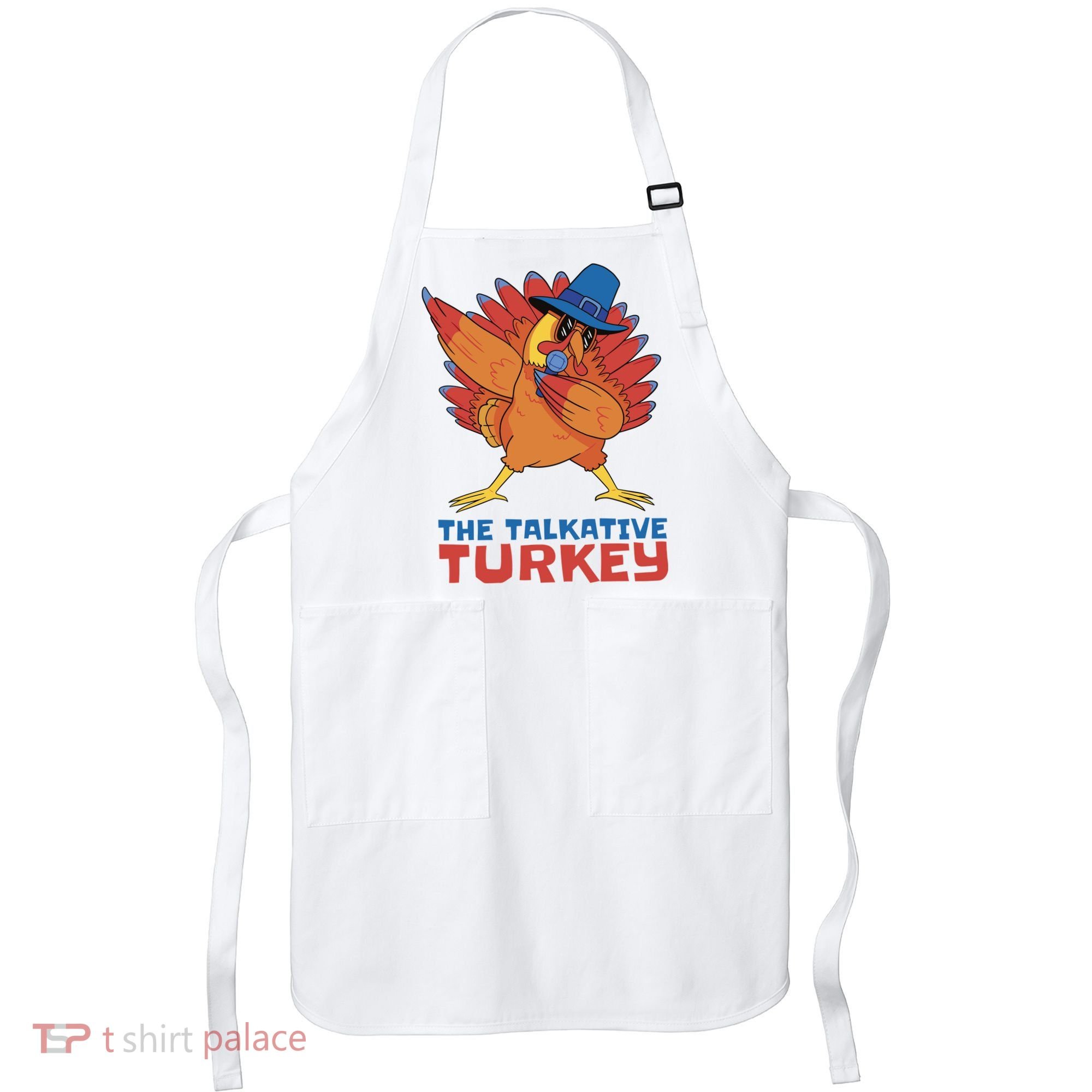 The Talkative Turkey Funny Thanksgiving Apron