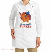 The Talkative Turkey Funny Thanksgiving Apron thumb 2
